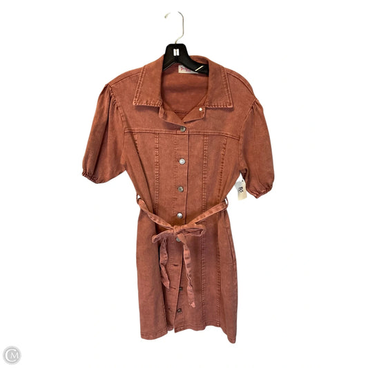 Dress Casual Short By Almost Pink In Pink Denim, Size: S
