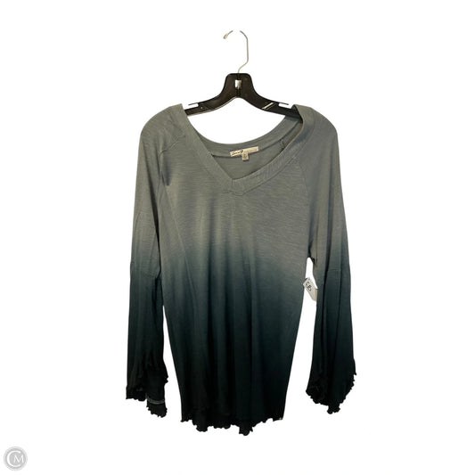 Top Long Sleeve By Seven 7 In Blue, Size: Xl