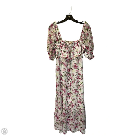 Dress Party Long By Listicle In Floral Print, Size: L