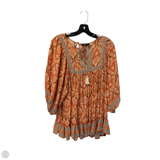 Dress Casual Short By Rachel Zoe In Blue & Orange, Size: M