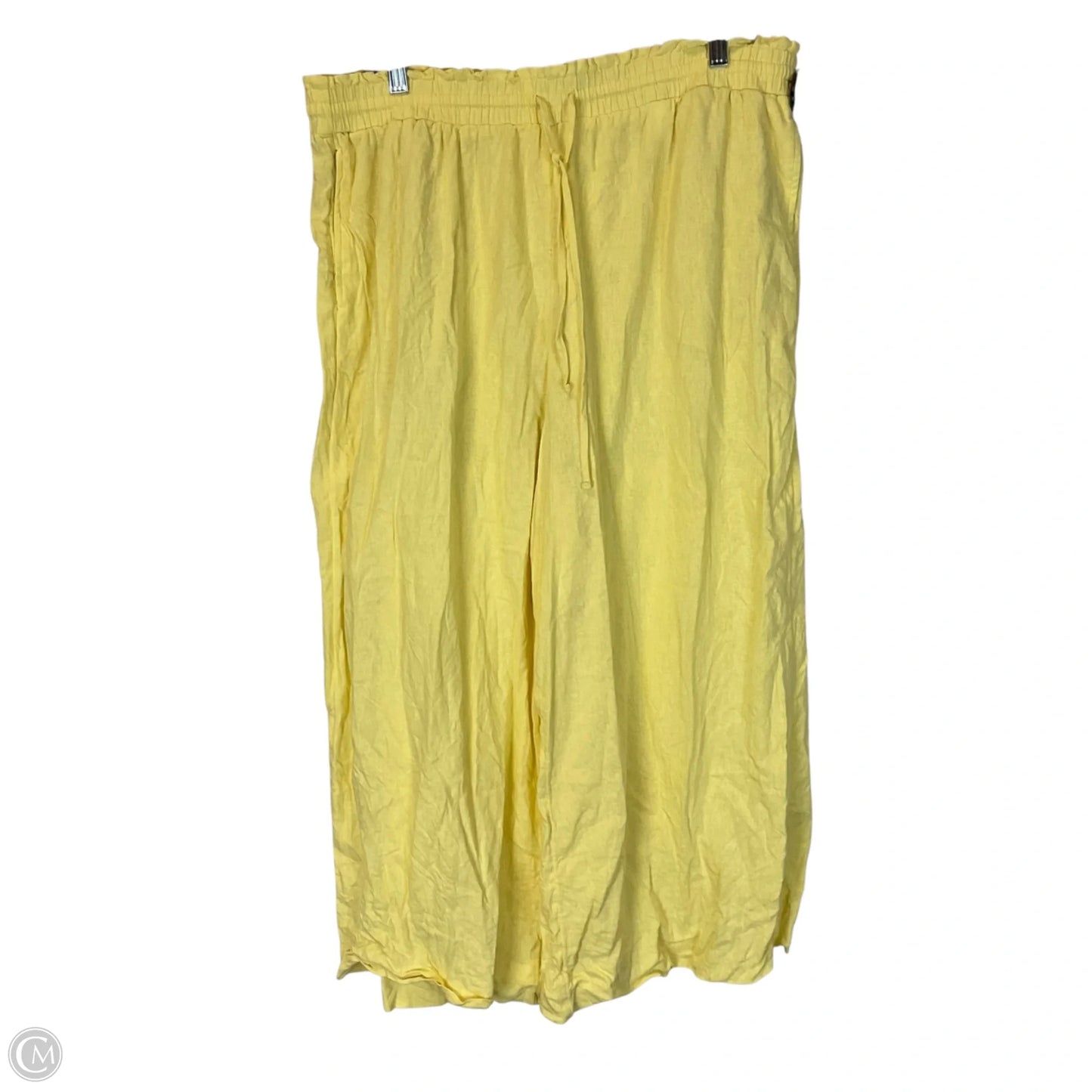 Pants Linen By Lc Lauren Conrad In Yellow, Size: Xl