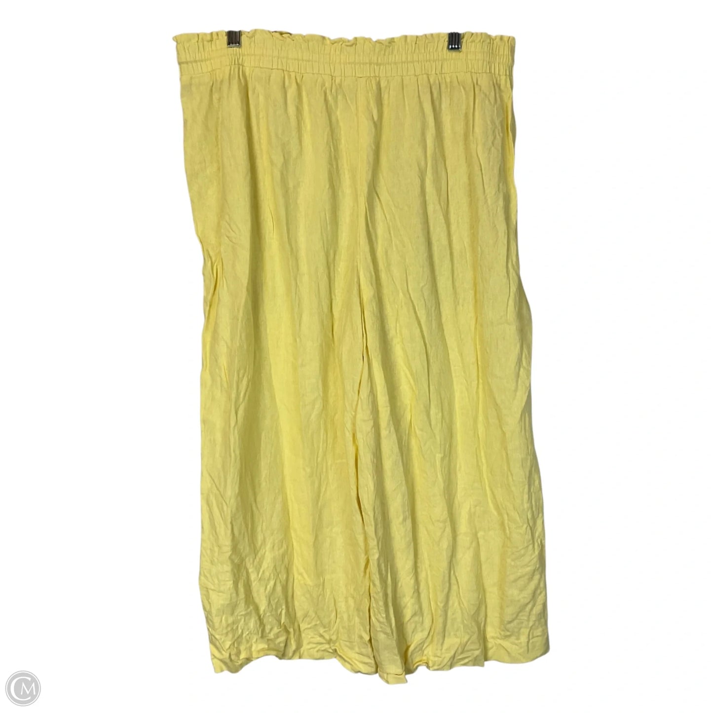 Pants Linen By Lc Lauren Conrad In Yellow, Size: Xl