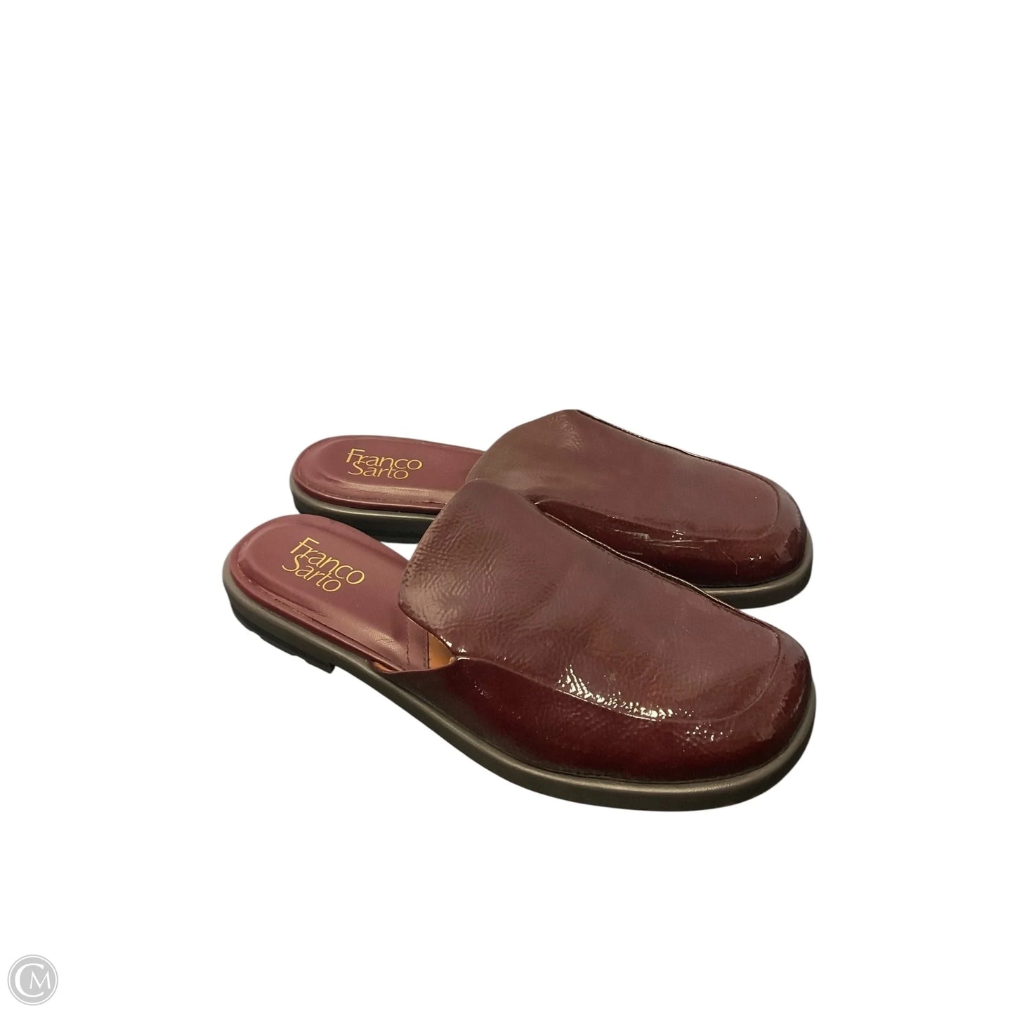 Shoes Flats By Franco Sarto In Maroon, Size: 8