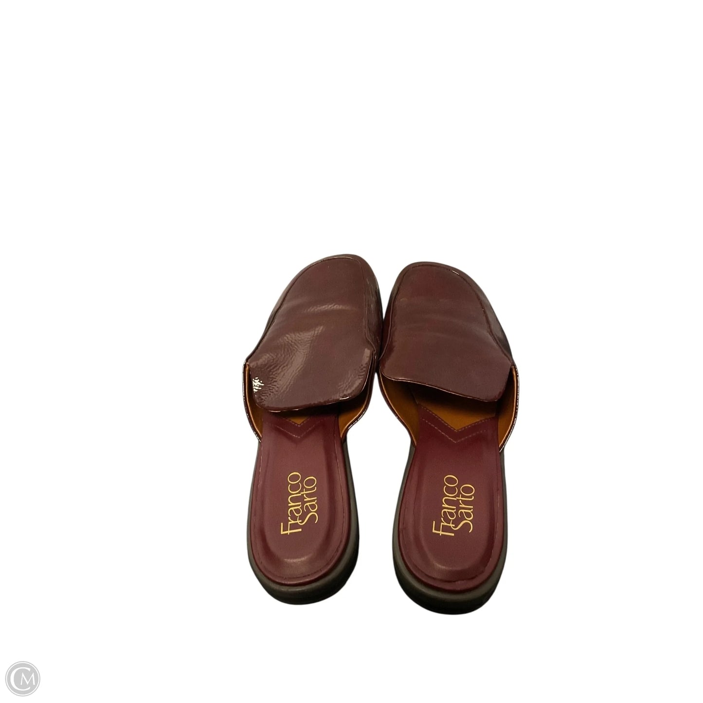 Shoes Flats By Franco Sarto In Maroon, Size: 8