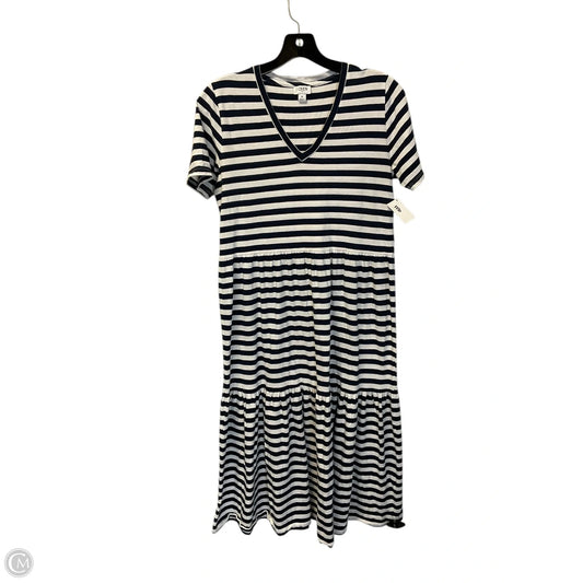 Dress Casual Midi By J. Crew In Striped Pattern, Size: S