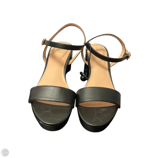 Sandals Heels Block By Bandolino In Black, Size: 9