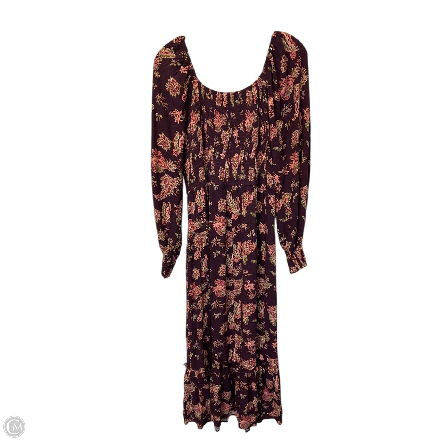 Dress Casual Maxi By Wonderly In Pink & Purple, Size: L