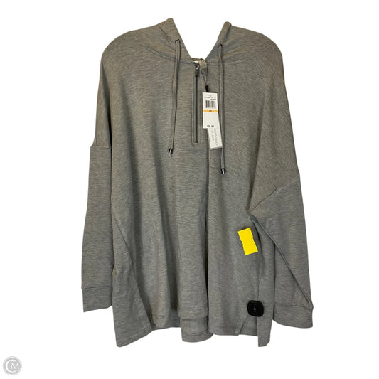 Sweatshirt Hoodie By Cable And Gauge In Grey, Size: 2x