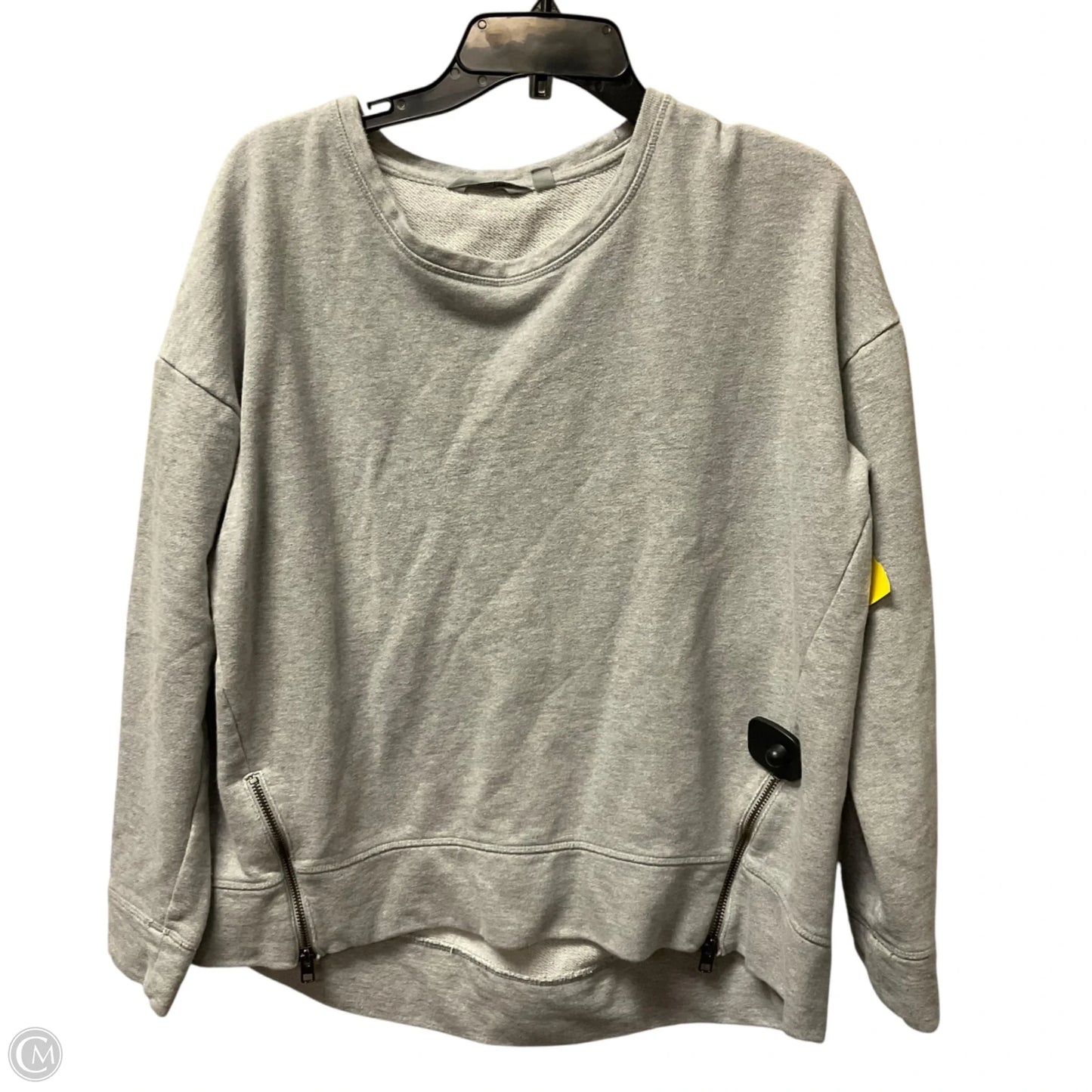 Sweatshirt Crewneck By Athleta In Grey, Size: M