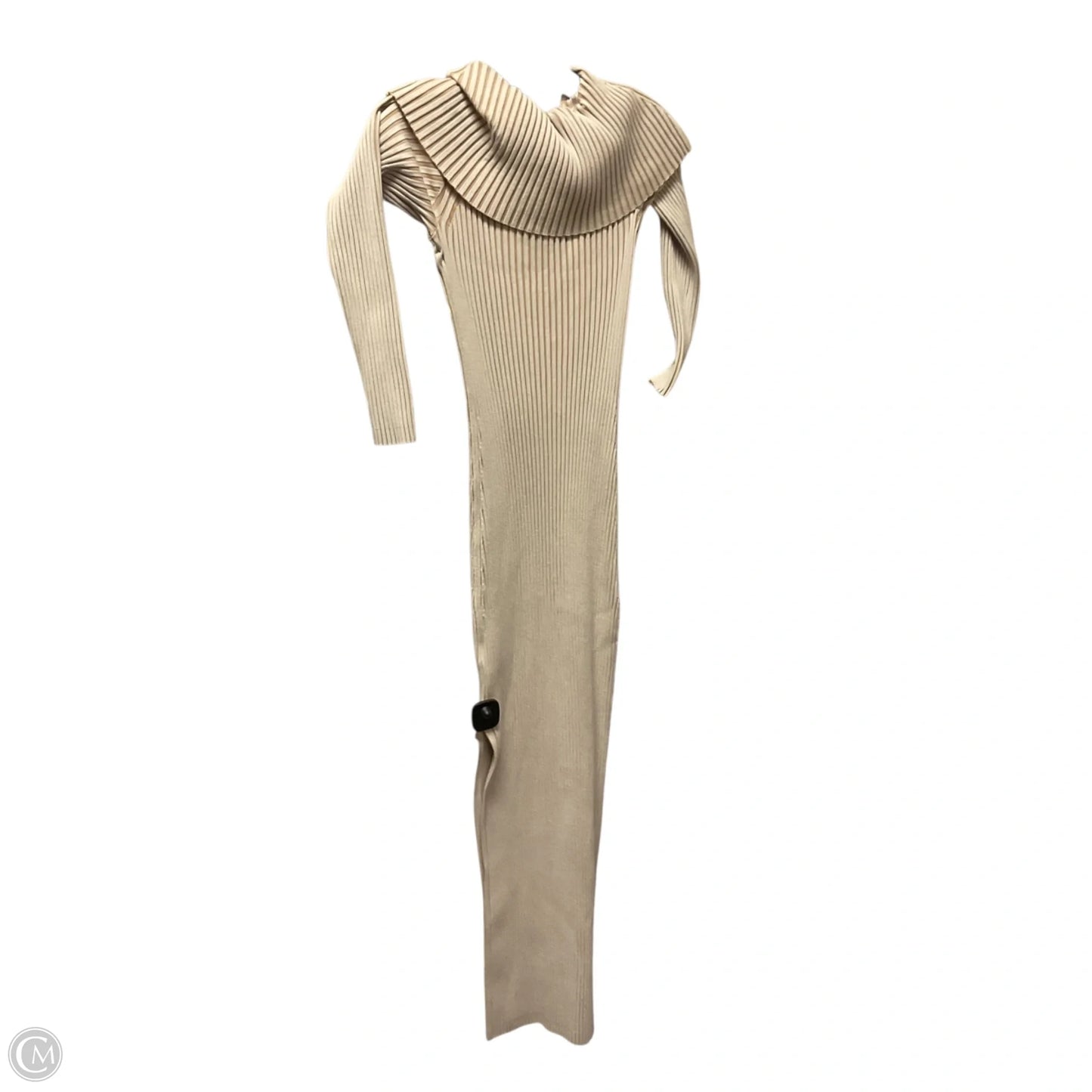 Dress Casual Maxi By Anthropologie In Tan, Size: S