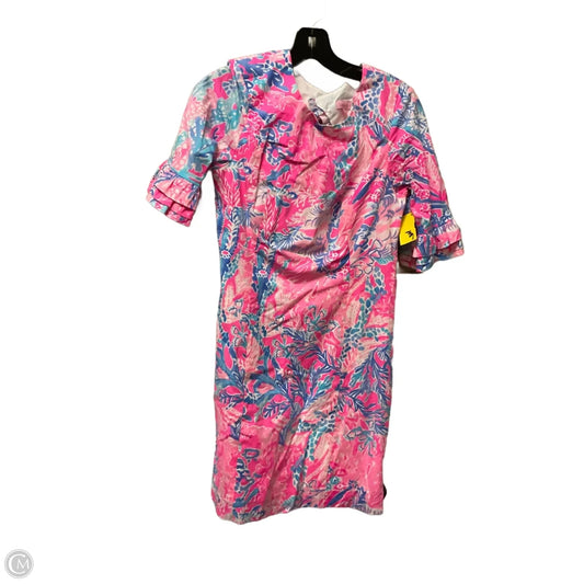Dress Designer By Lilly Pulitzer In Blue & Pink, Size: 2