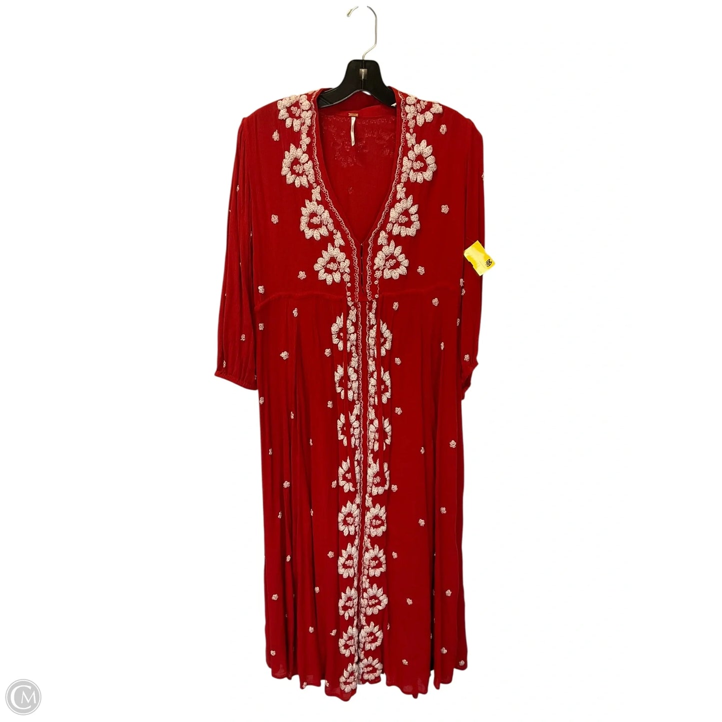 Dress Casual Maxi By Free People In Red & White, Size: Xs