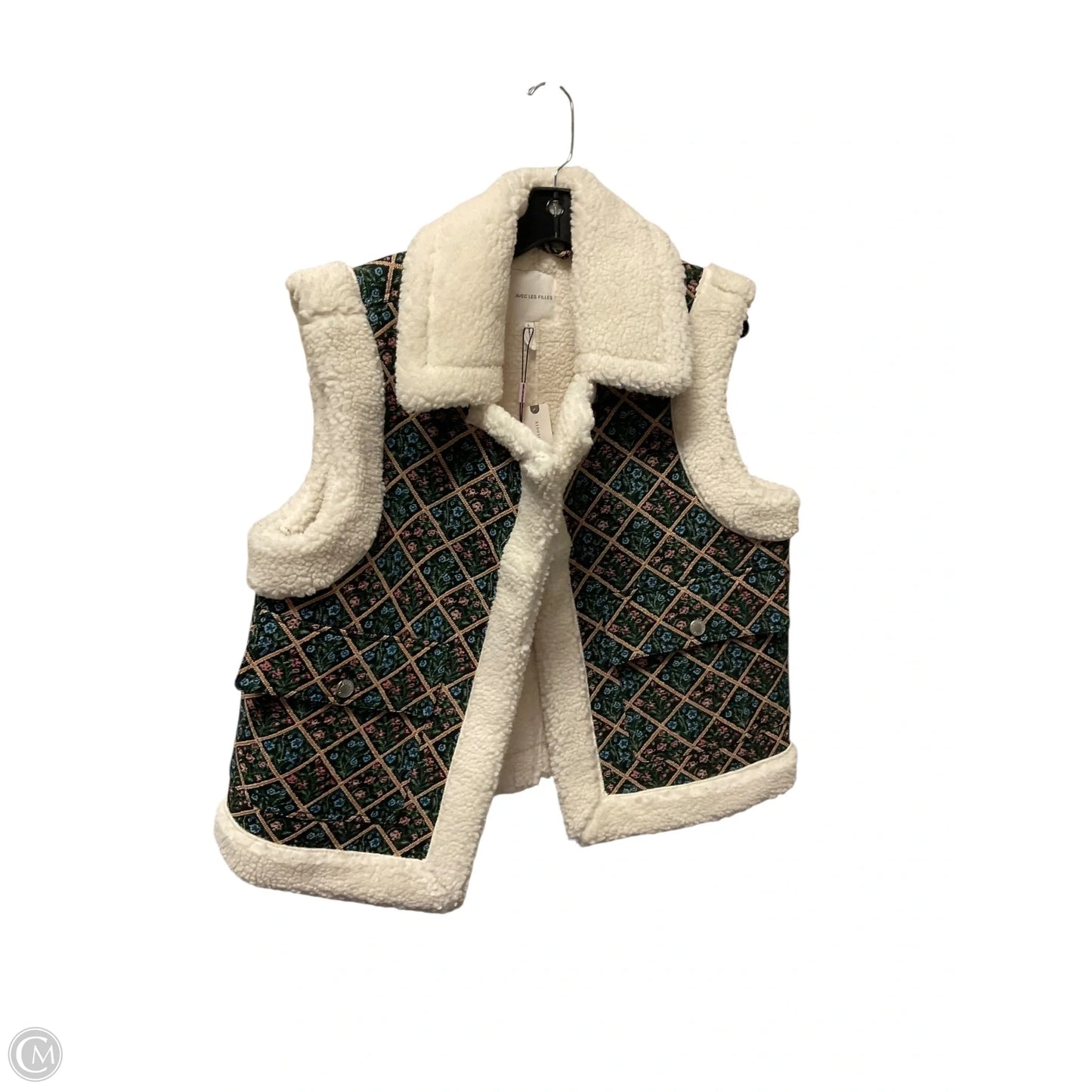 Vest Other By Avec Les Filles In Floral Print, Size: L