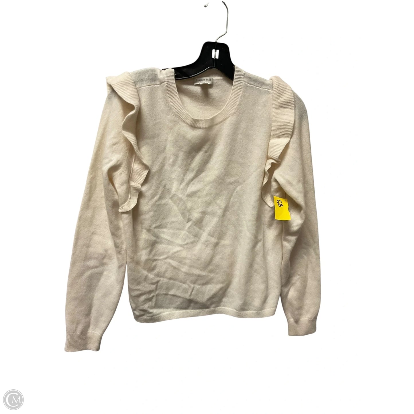 Sweater Cashmere By Garnet Hill In Cream, Size: S