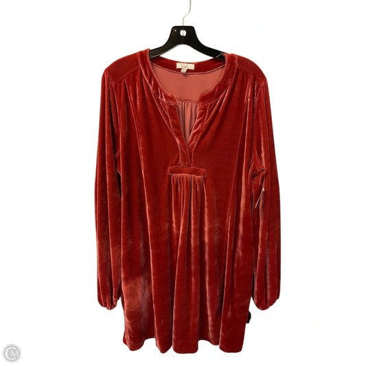 Dress Casual Short By Easel In Red, Size: M