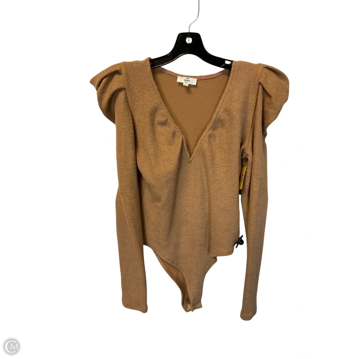 Bodysuit By Entro In Tan, Size: M