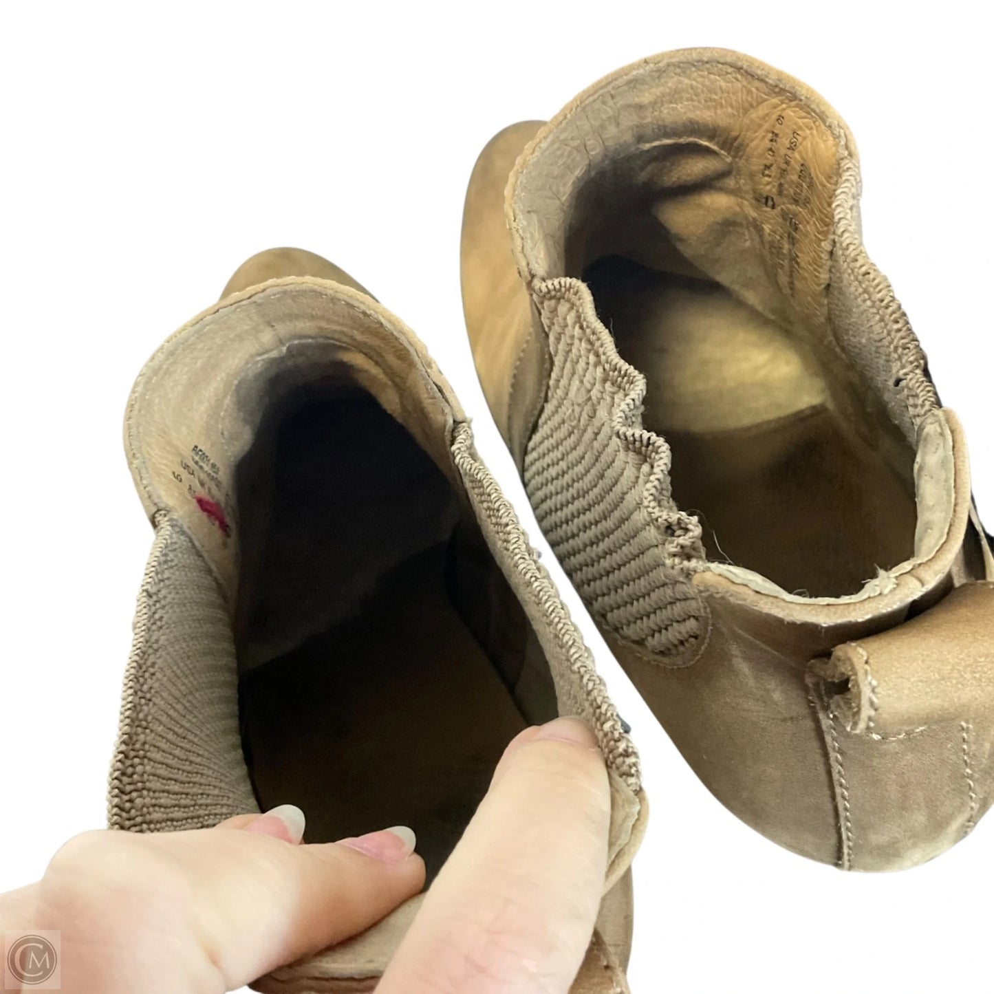 Boots Designer By Ugg In Tan, Size: 10