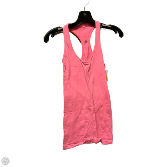 Athletic Tank Top By Lululemon In Pink, Size: S