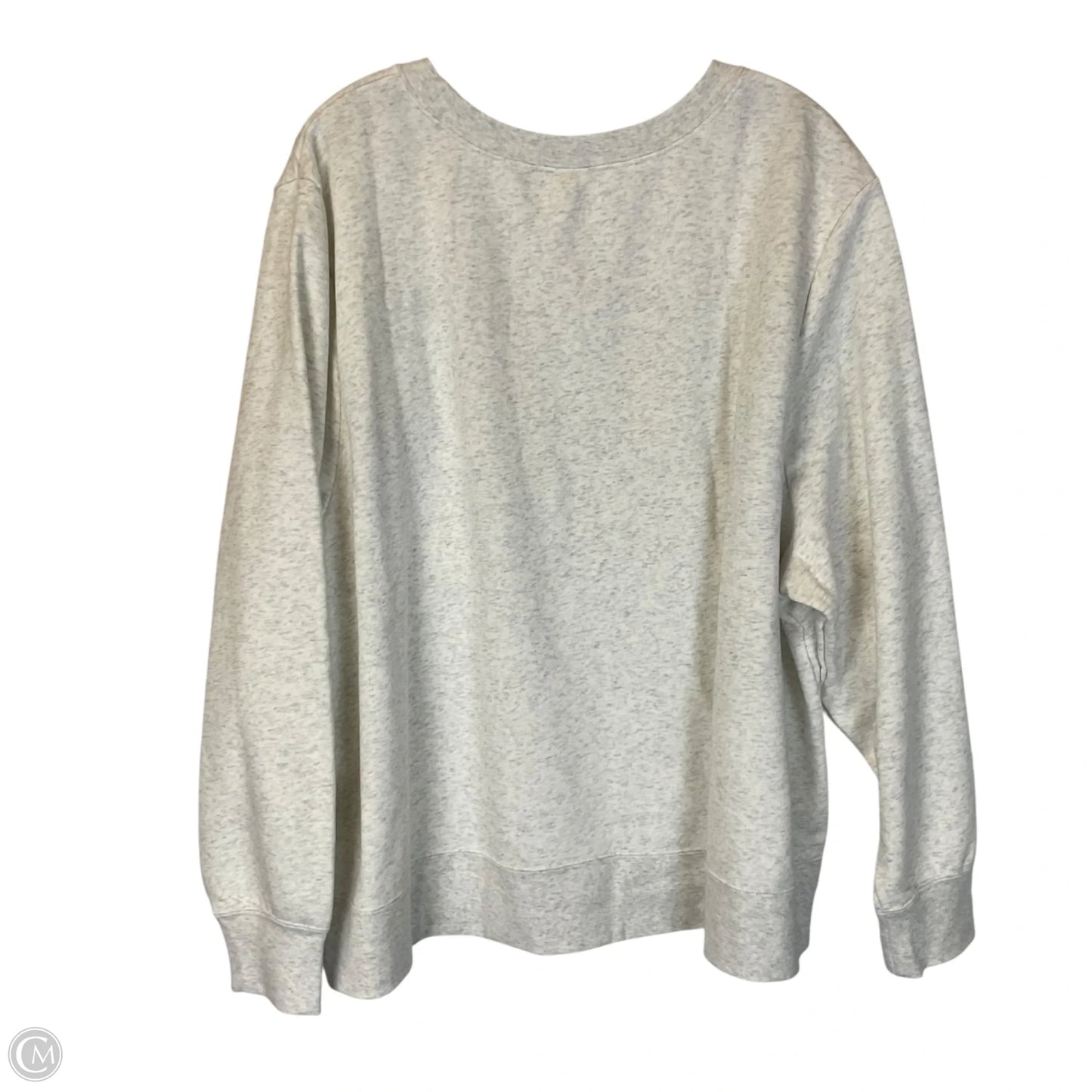 Sweatshirt Crewneck By Nike Apparel In Grey, Size: 3x