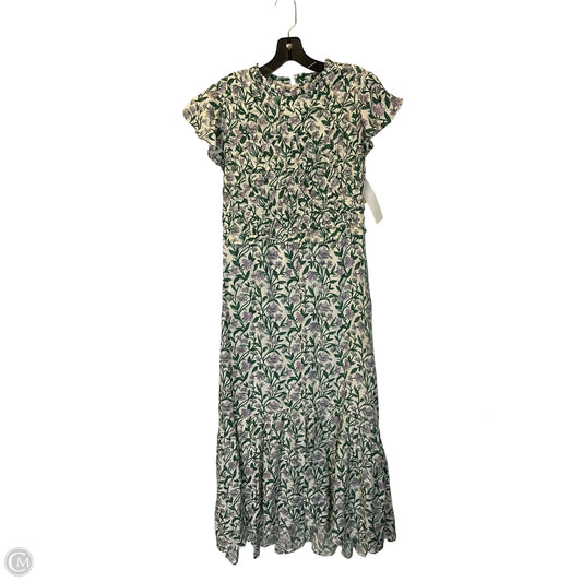 Dress Casual Maxi By Cmc In Green & Purple, Size: M