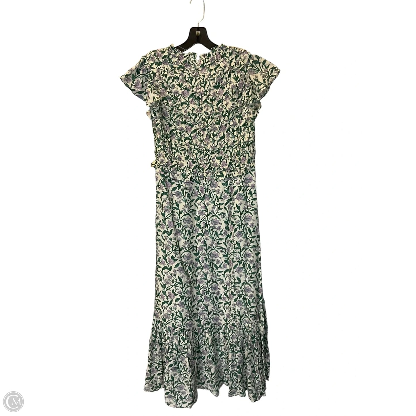 Dress Casual Maxi By Cmc In Green & Purple, Size: M