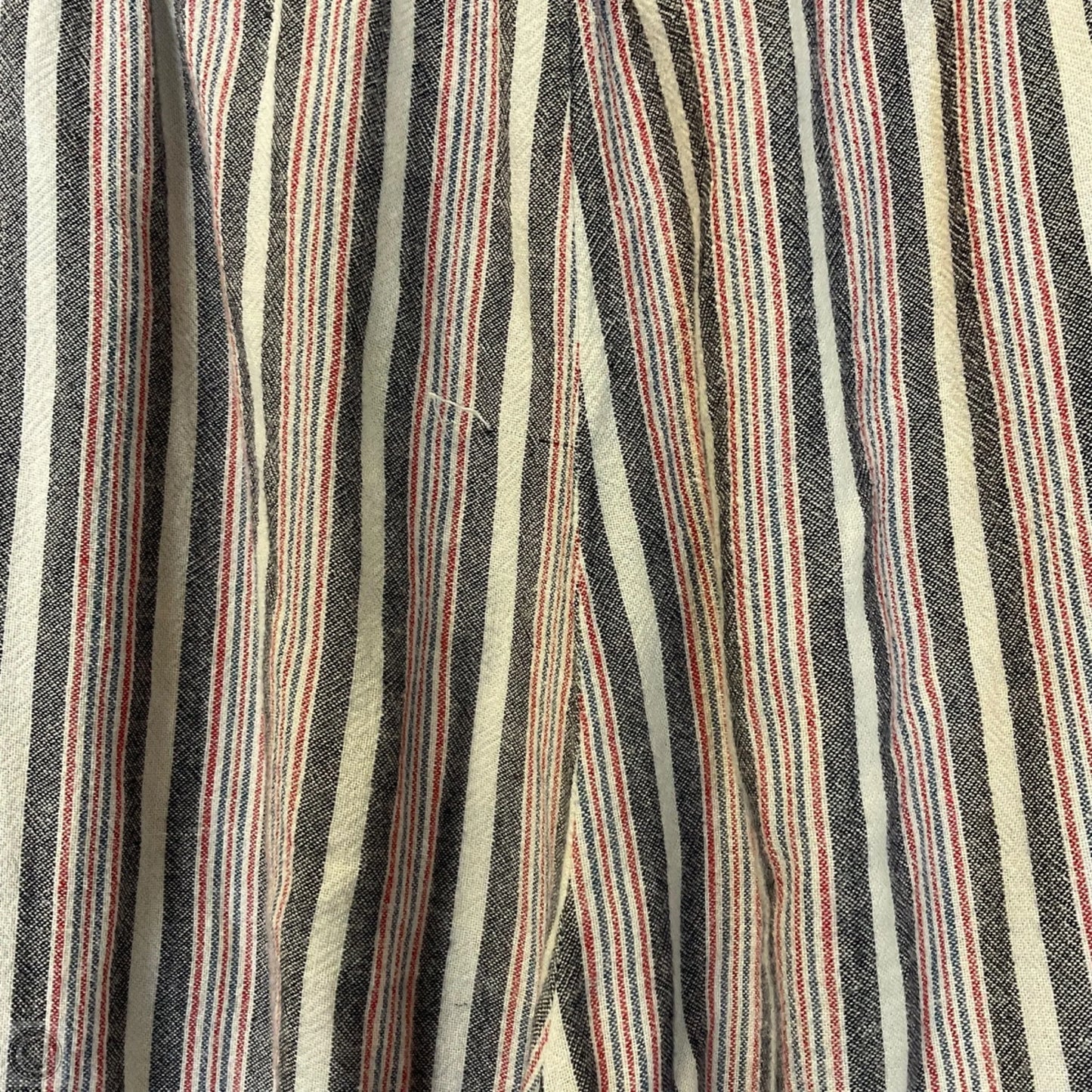 Pants Linen By Cloth & Stone In Blue & Red & White, Size: M