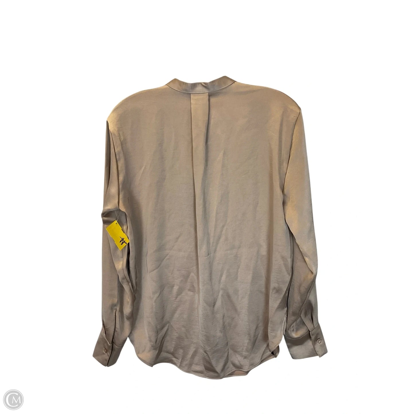 Top Long Sleeve By Banana Republic In Tan, Size: S