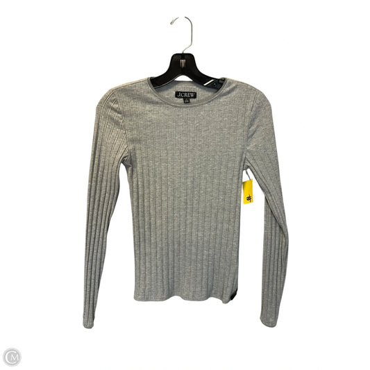 Top Long Sleeve Basic By J. Crew In Grey, Size: S