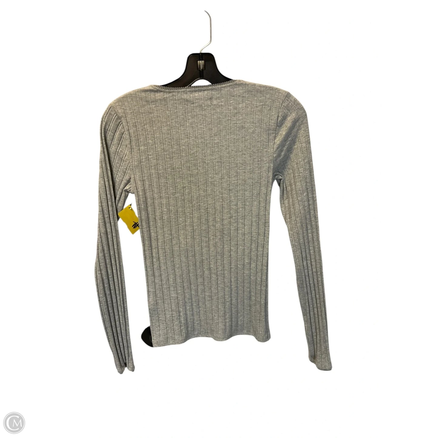 Top Long Sleeve Basic By J. Crew In Grey, Size: S