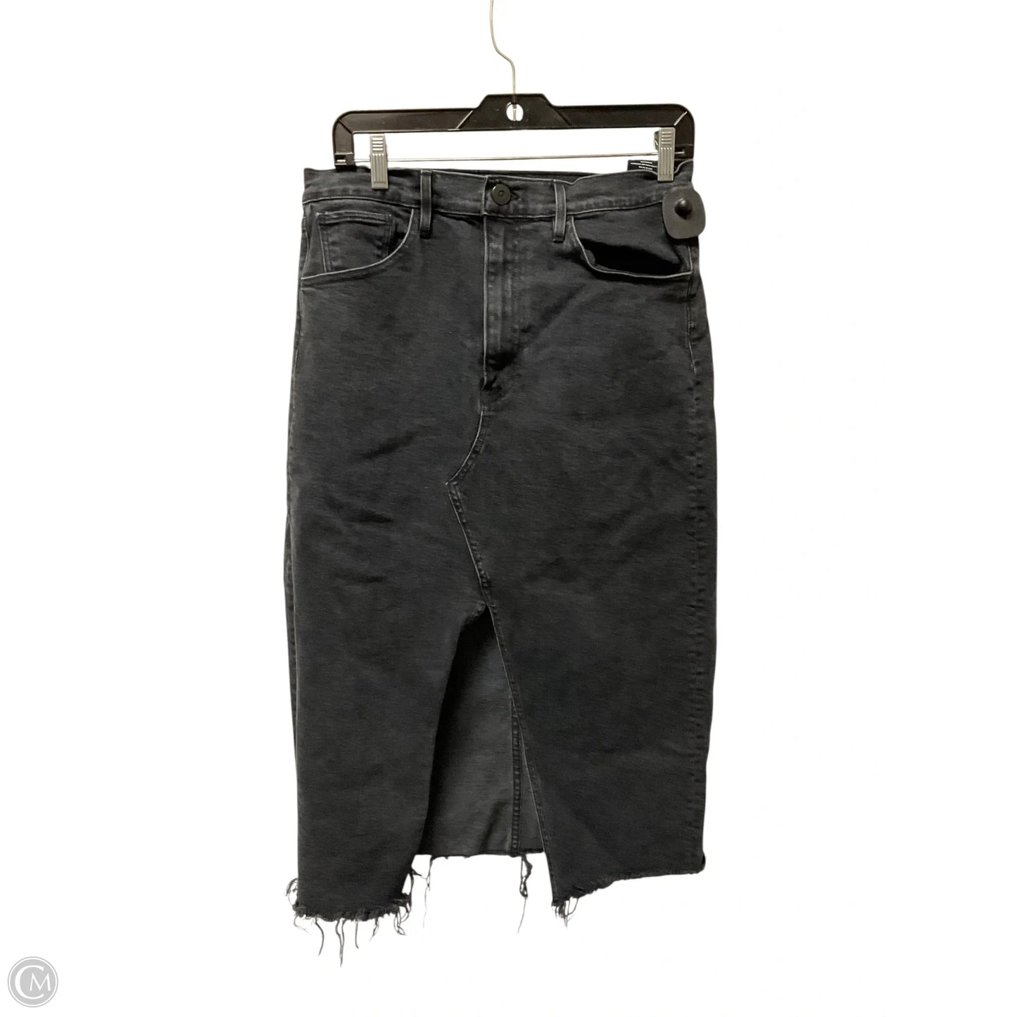 Skirt Midi By Cmc In Black Denim, Size: 10