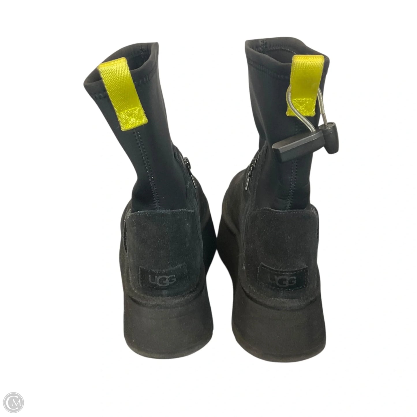 Boots Designer By Ugg In Black, Size: 8