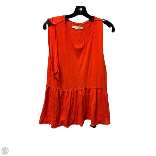 Top Sleeveless By We The Free In Orange, Size: L