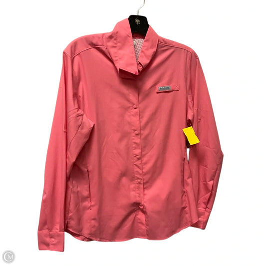 Athletic Jacket By Columbia In Pink, Size: M