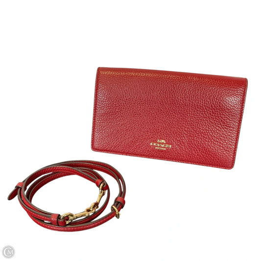 Crossbody Designer By Coach, Size: Small