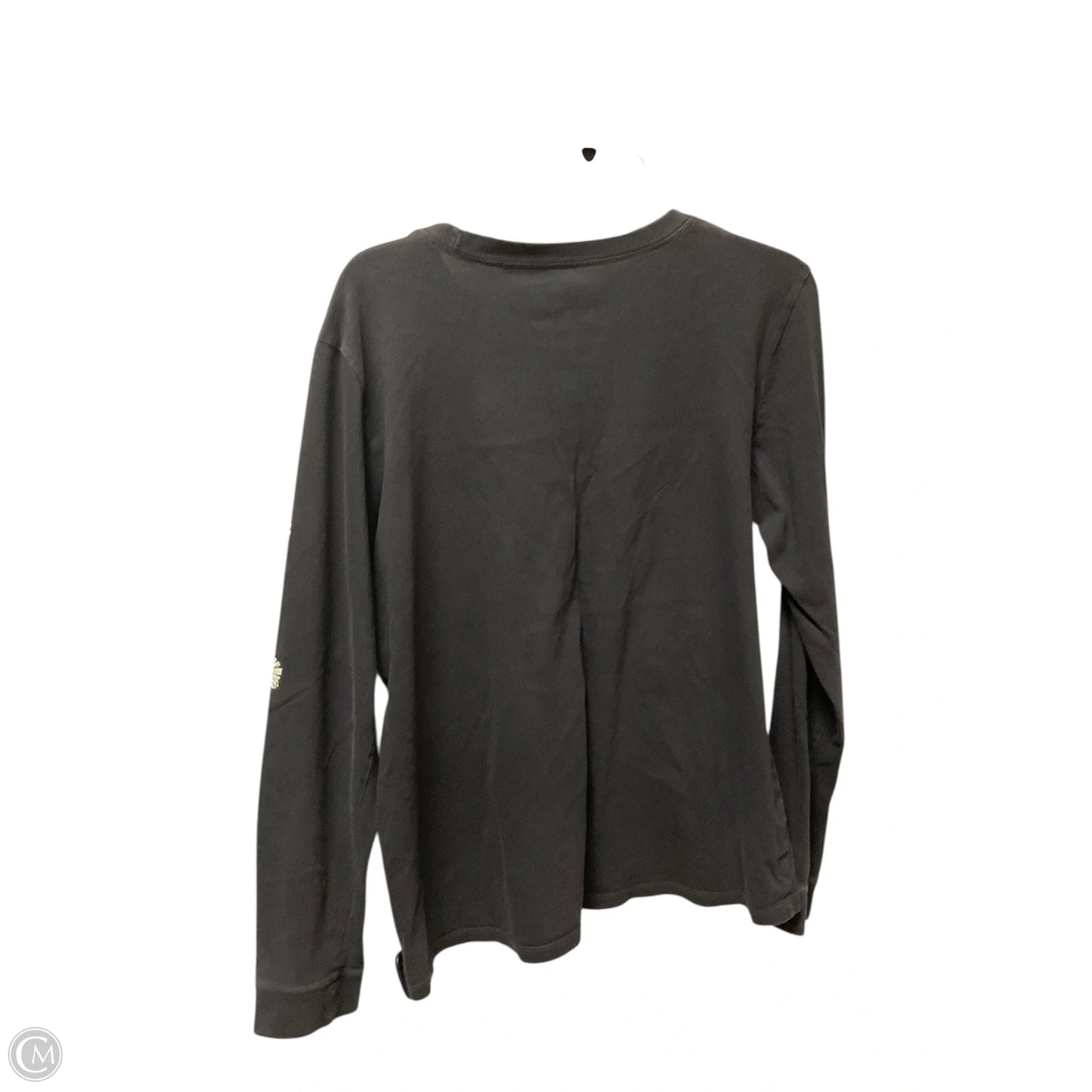 Top Long Sleeve Basic By Life Is Good In Grey, Size: L