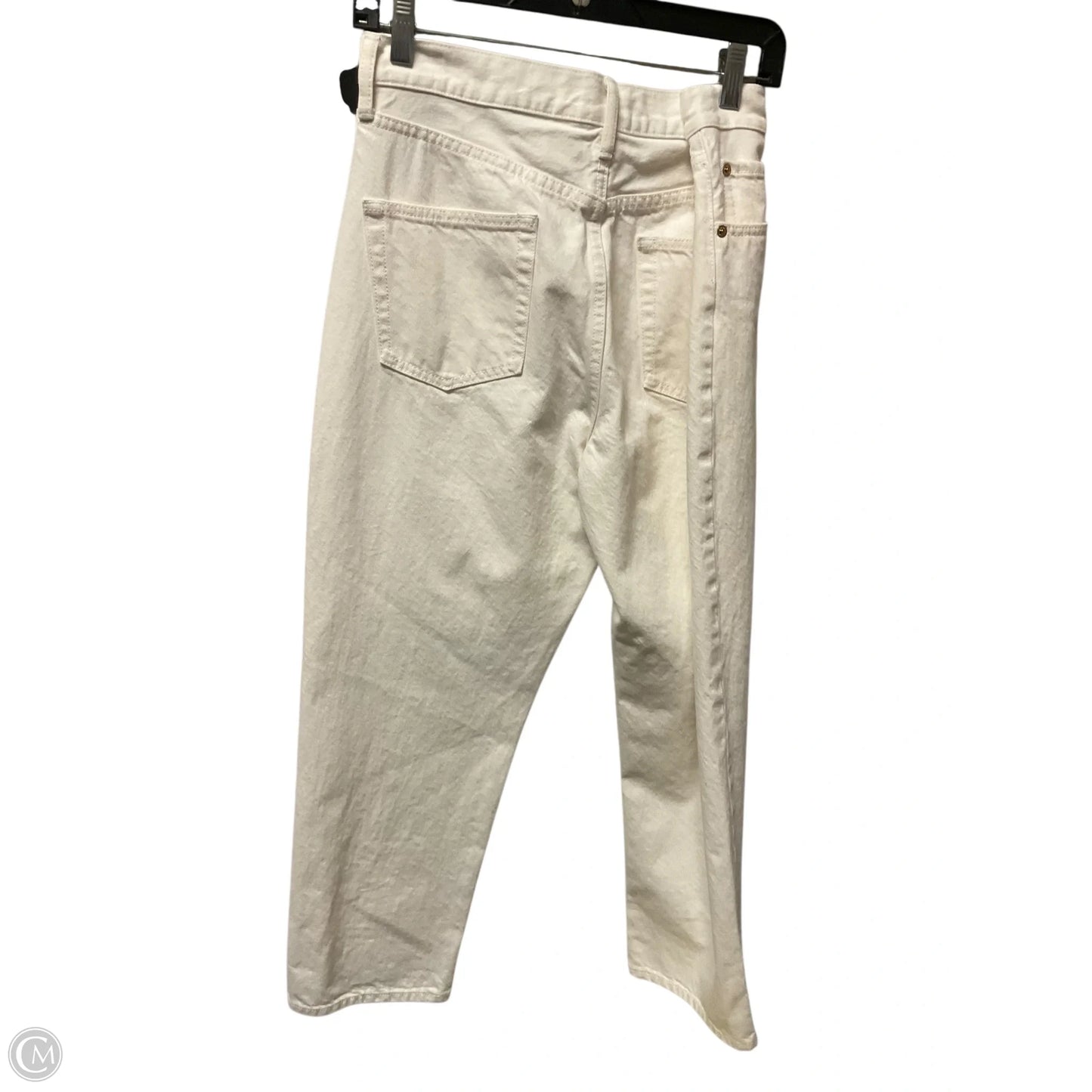 Jeans Designer By Tory Burch In White Denim, Size: 6