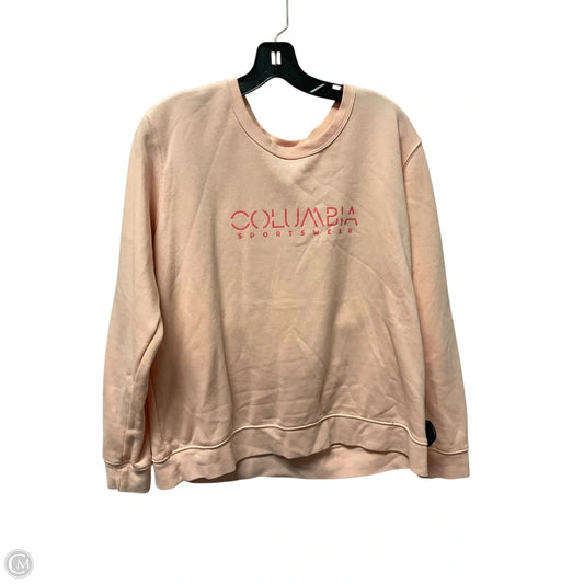 Sweatshirt Crewneck By Columbia In Pink, Size: Xl