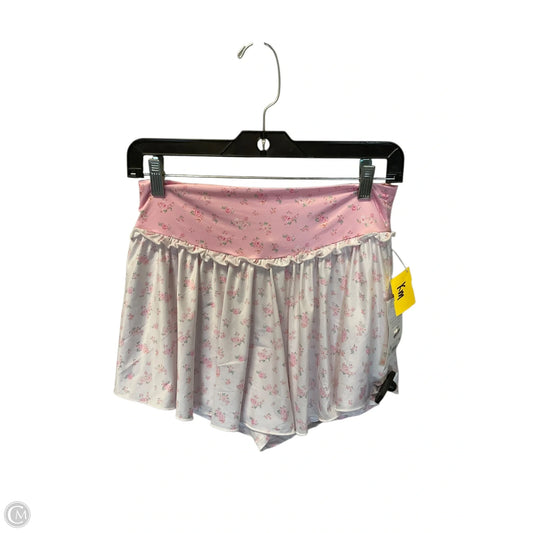 Skort By As Revival In Pink & White, Size: M