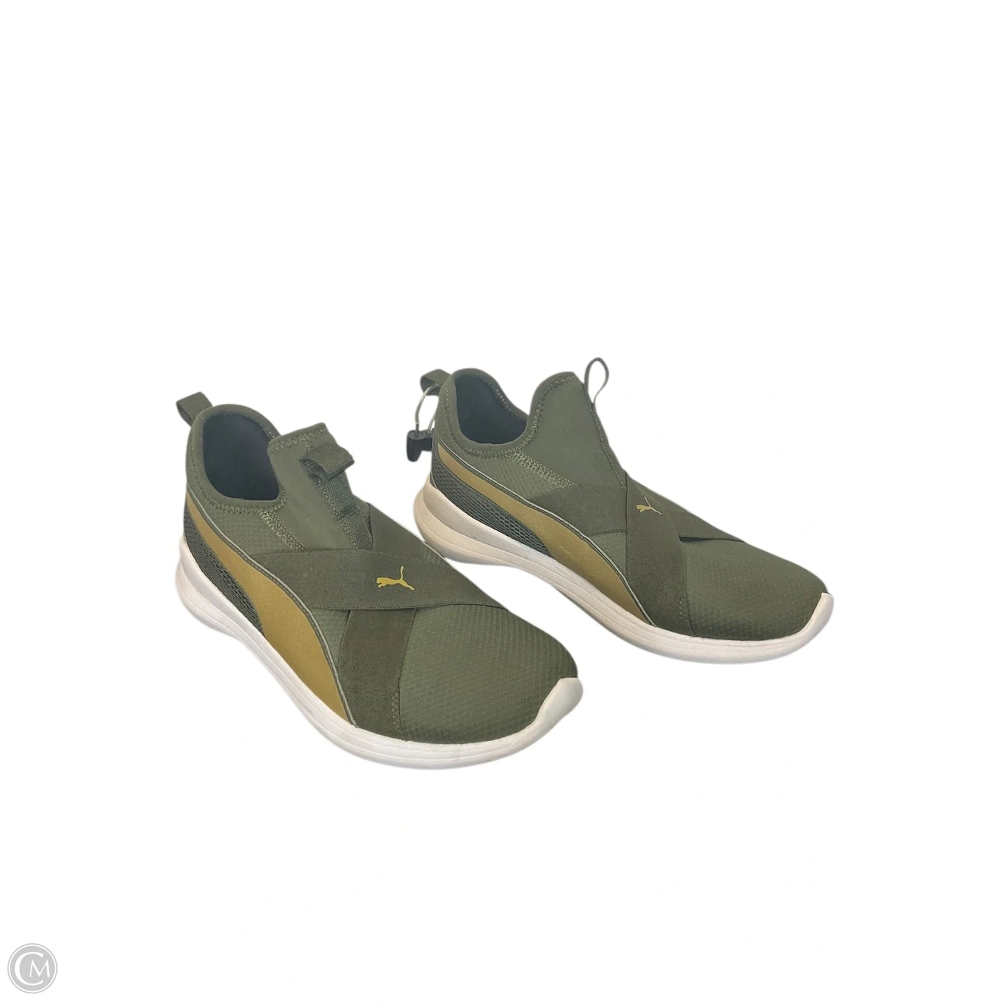 Shoes Athletic By Puma In Green, Size: 8