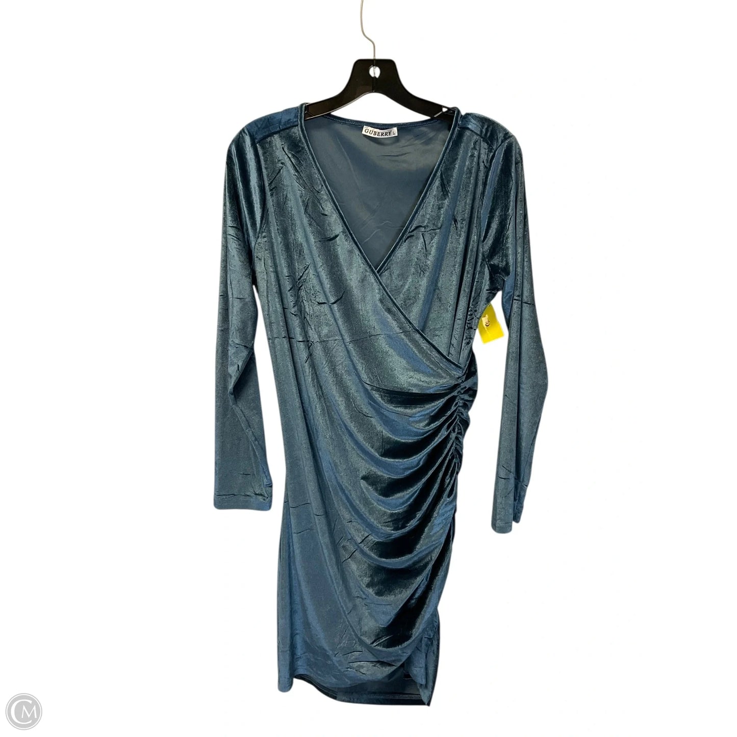 Dress Party Midi By Clothes Mentor In Blue, Size: L