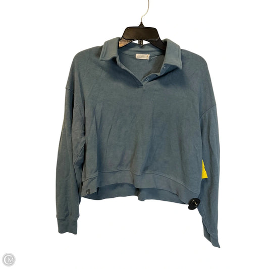 Sweatshirt Collar By Barefoot Dreams In Blue, Size: M