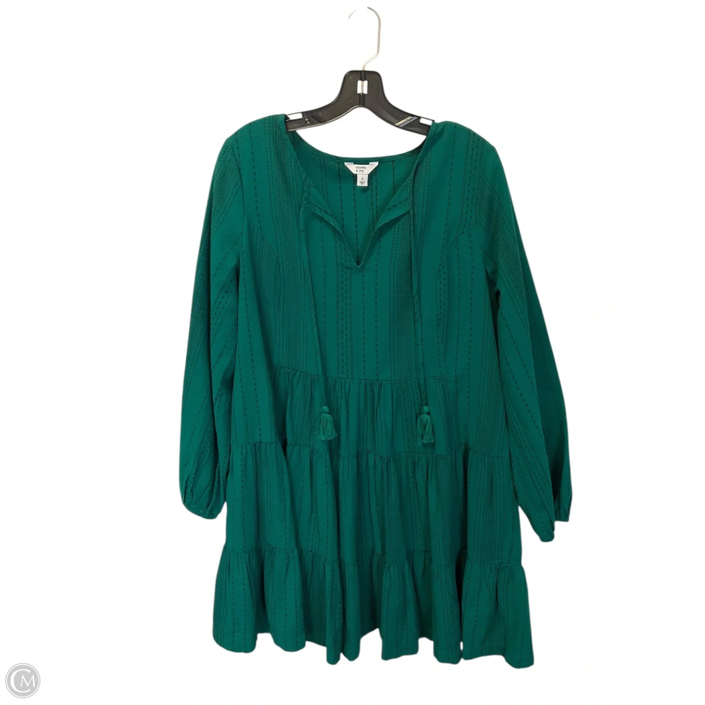 Dress Casual Short By Crown And Ivy In Green, Size: S