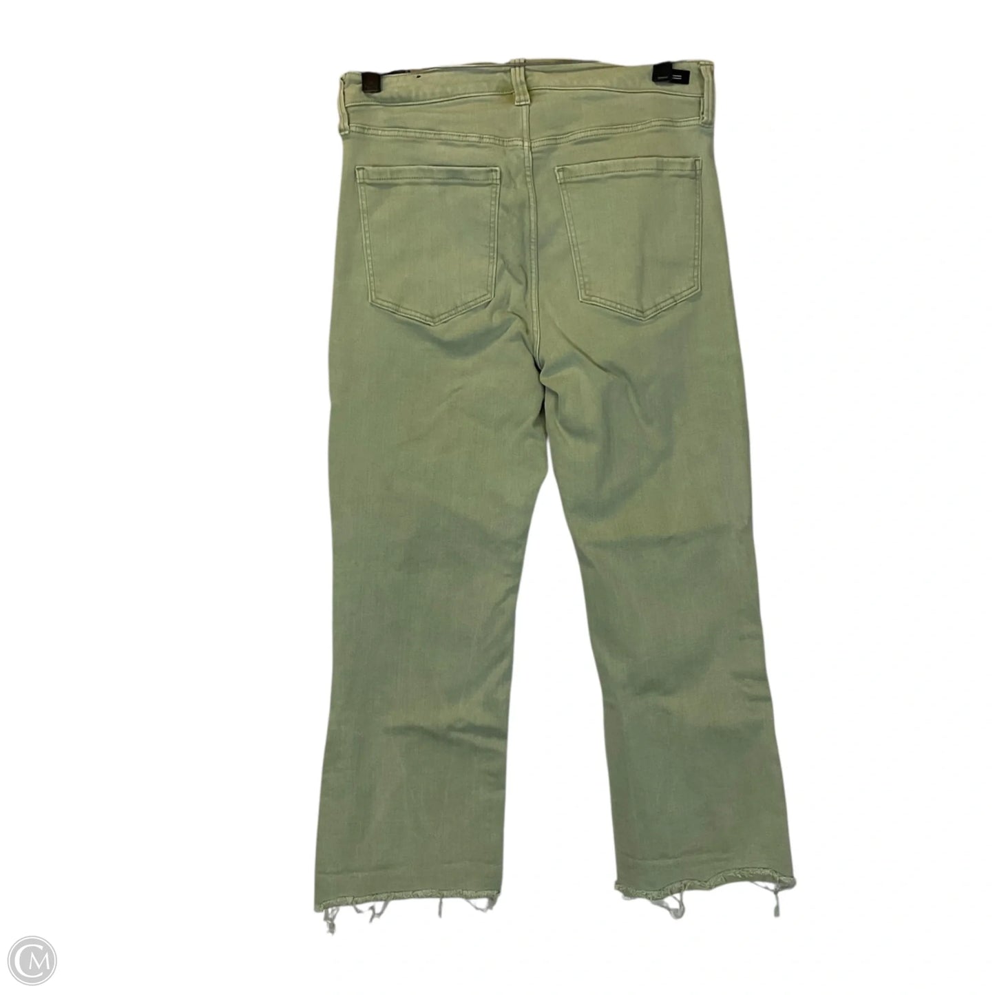 Jeans Straight By Liverpool In Green Denim, Size: 8
