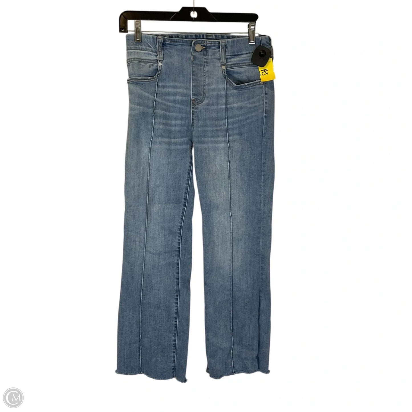 Jeans Cropped By Liverpool In Blue Denim, Size: 4