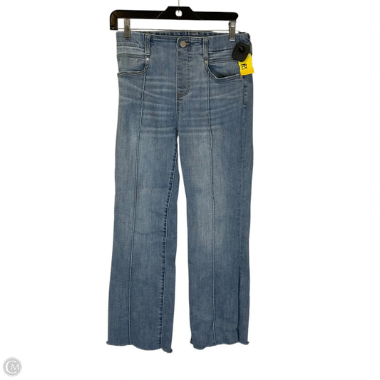 Jeans Cropped By Liverpool In Blue Denim, Size: 4