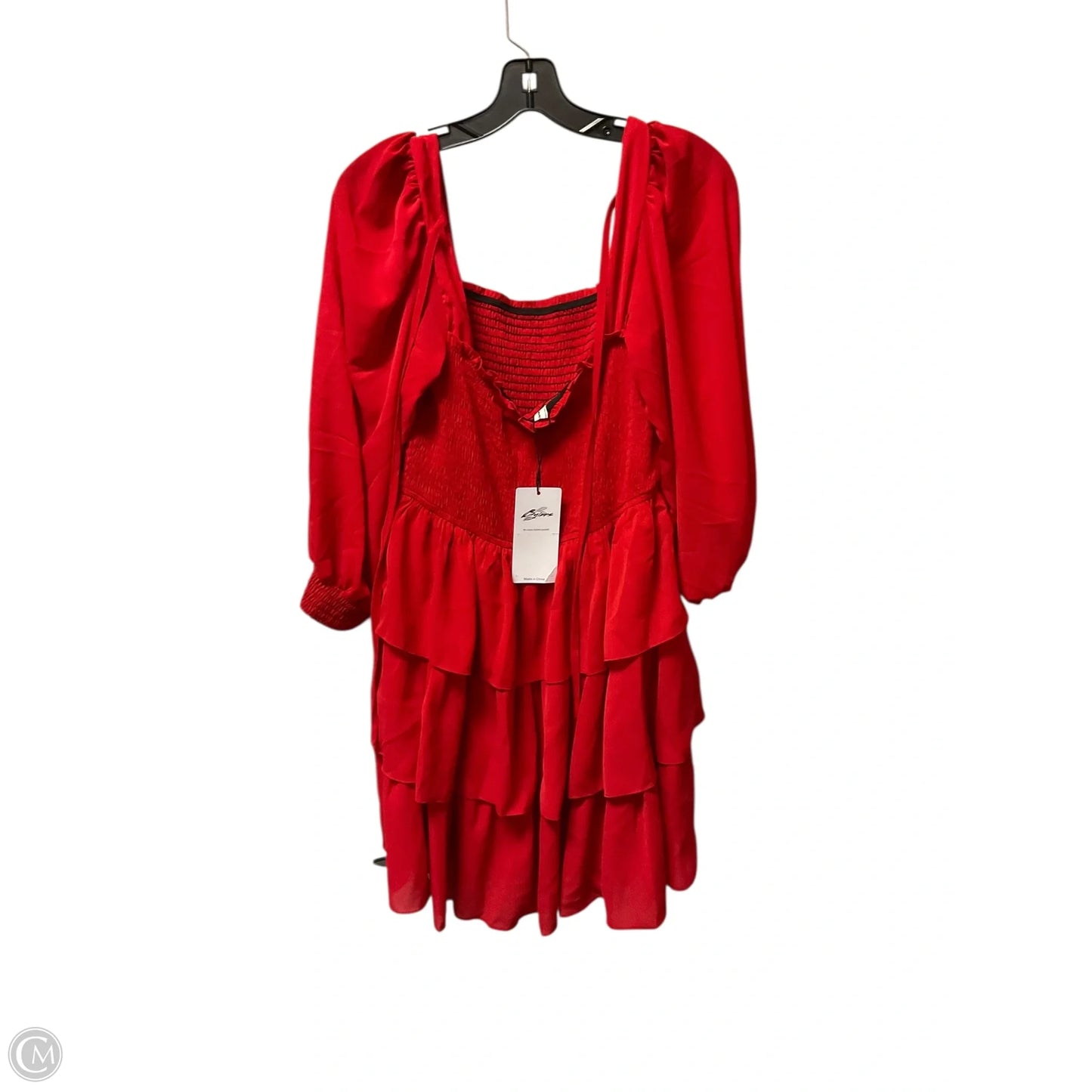 Dress Party Short By Clothes Mentor In Red, Size: L