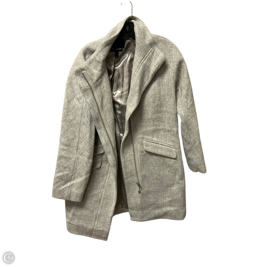 Coat Trench Coat By J. Crew In Grey, Size: 8