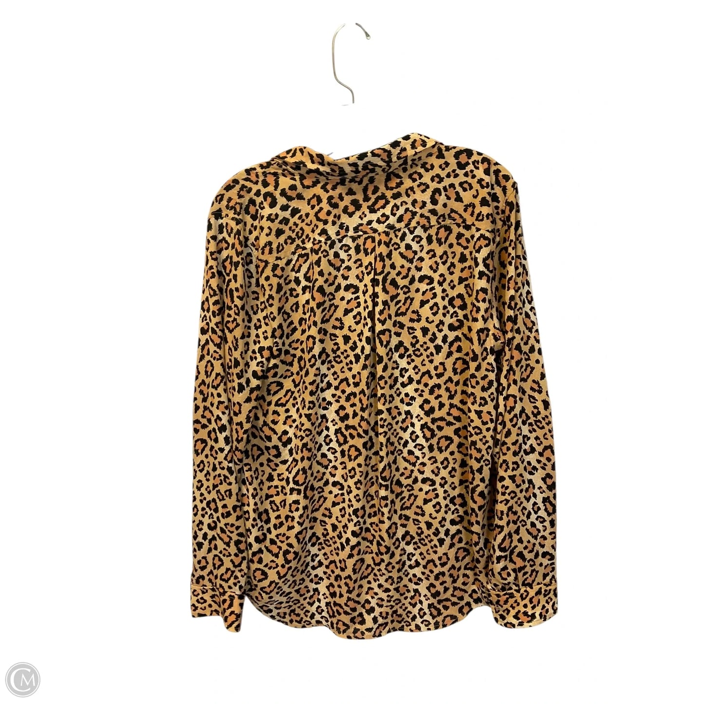 Top Long Sleeve By On 34th In Animal Print, Size: M