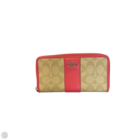 Wallet Designer By Coach, Size: Large