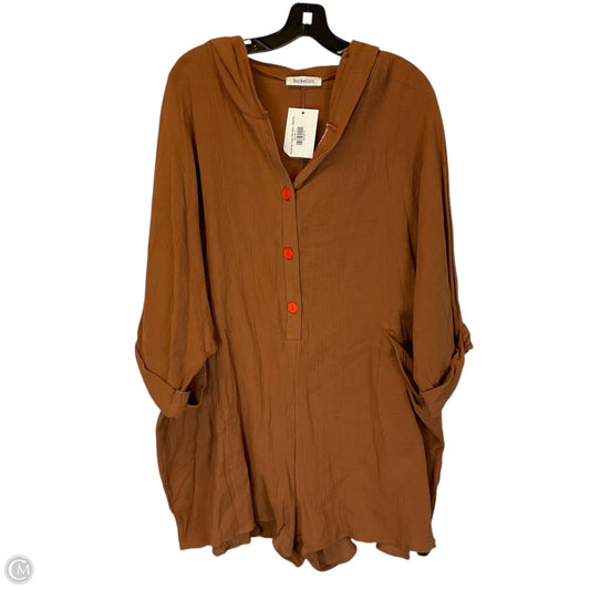 Romper By Bucketlist In Brown, Size: L